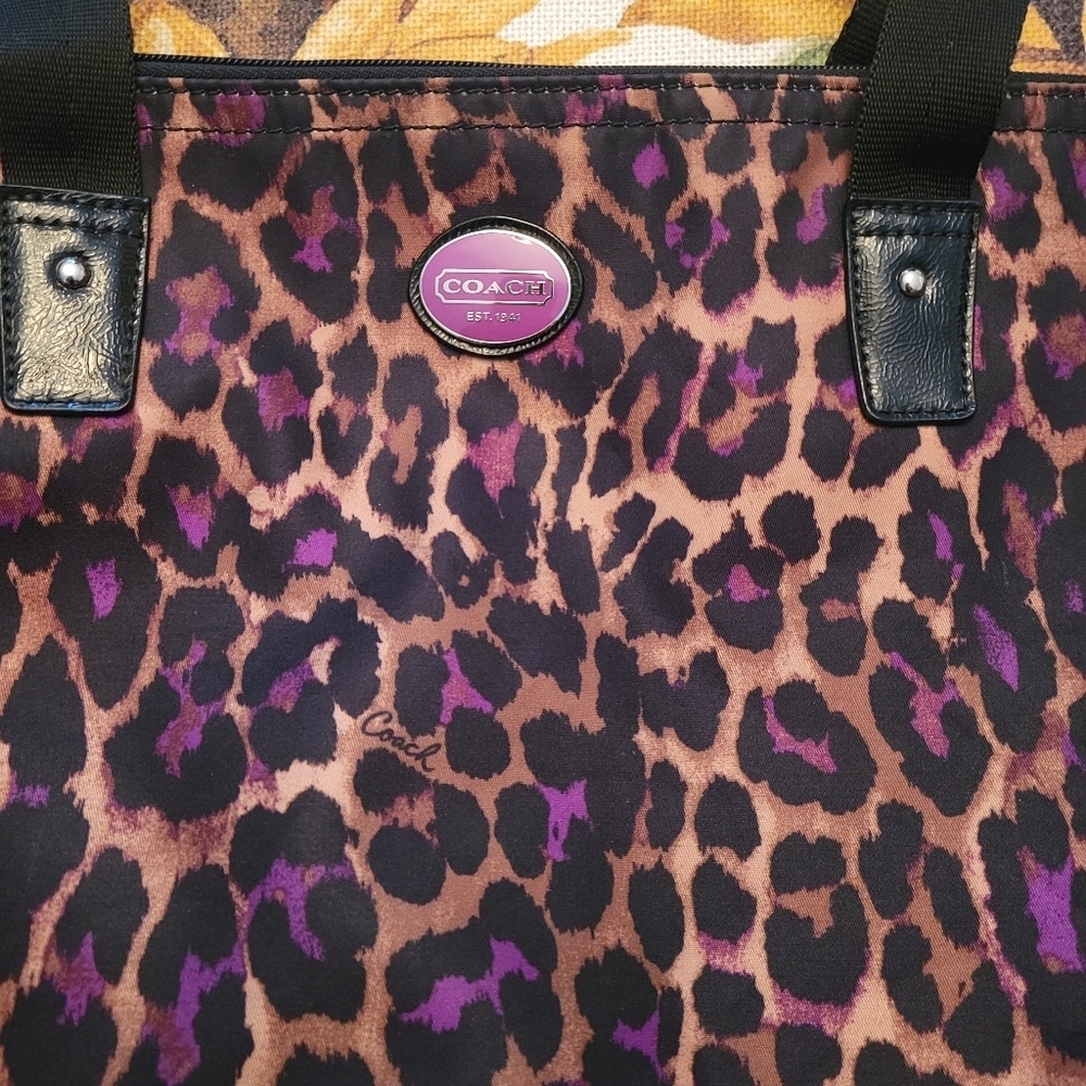 Coach Cheetha Print Bag - Picture 2 of 7